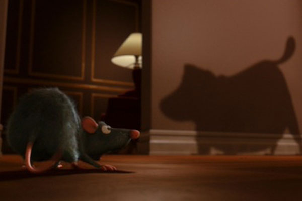 El perro de Up aparece en Ratatouille