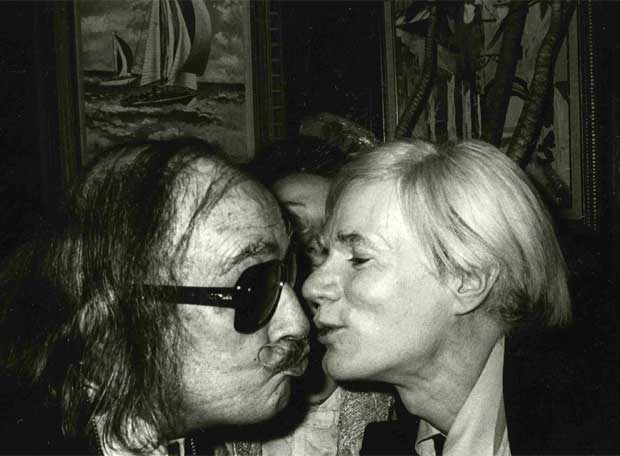 Dalí nunca quiso posar para Andy Warhol