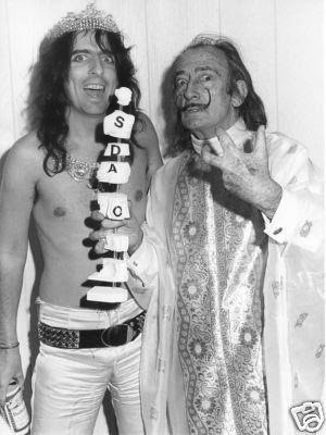 ¡Alice Cooper y Dalí eran muy amigos!