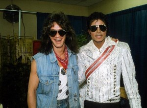 Eddie Van Halen (Van Halen) y Michael Jackson