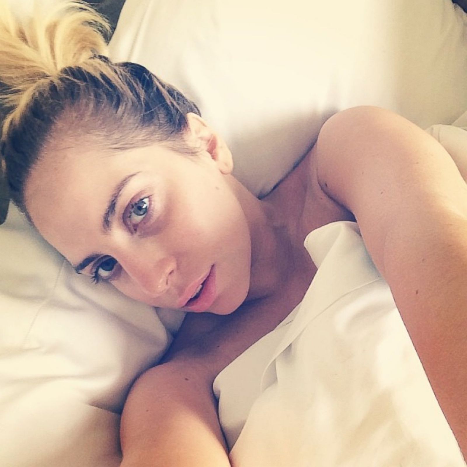 Lady Gaga sin maquillaje