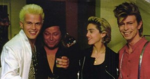 Billy Idol, Madonna y David Bowie