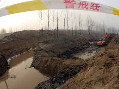 Río Amarillo en China actualmente