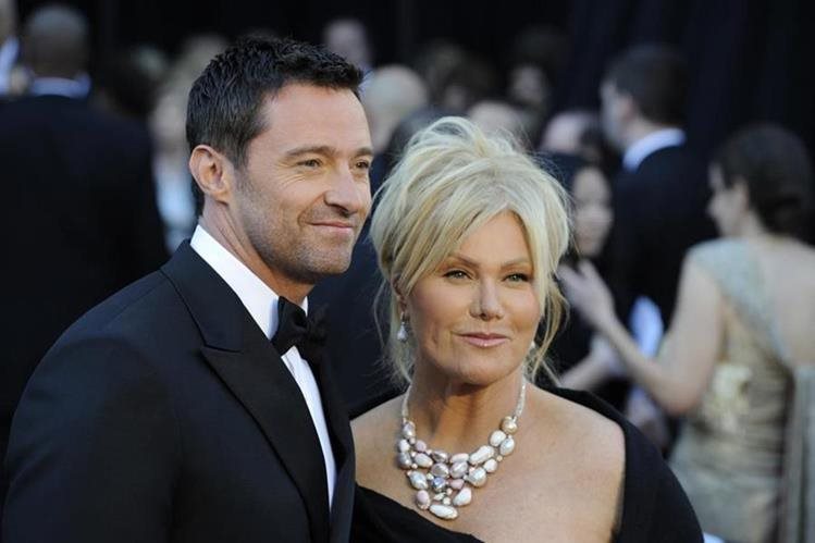 Hugh Jackman y Deborra-Lee Furness son una familia feliz