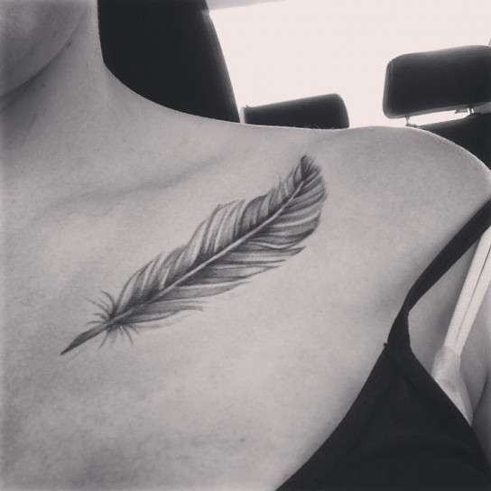 ¿Qué significa el tatuaje de plumas?