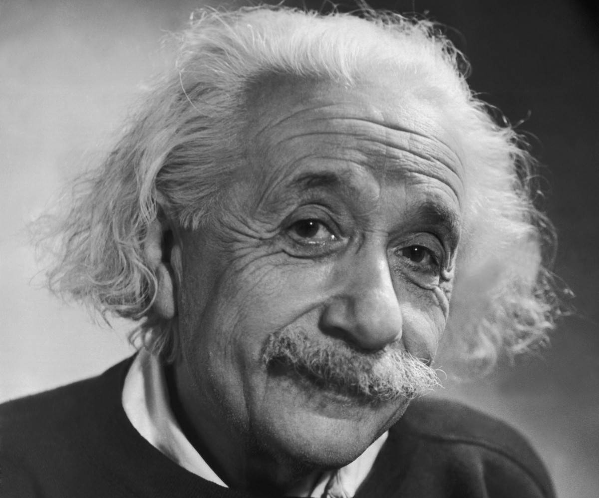 Albert Einstein y su simple tarjeta