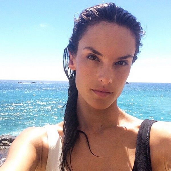 Alessandra Ambrosio sin maquillaje