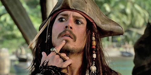 Johnny Depp tuvo mucho que ver en el vestuario de Piratas del Caribe