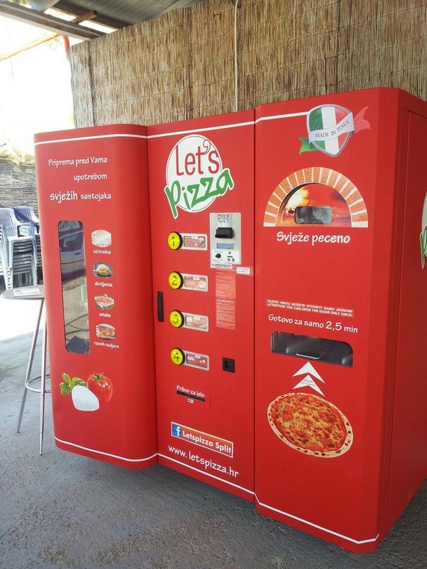 Máquina para hacer pizzas en solo segundos