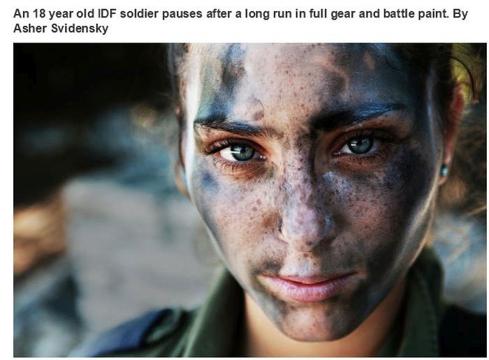 Una chica soldado muy bella