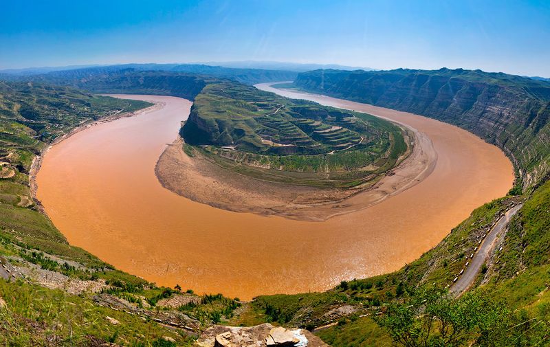 Río Amarillo en China