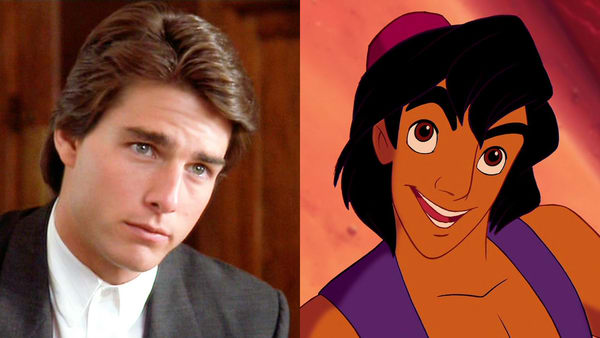 Aladino es una copia exacta de Tom Cruise