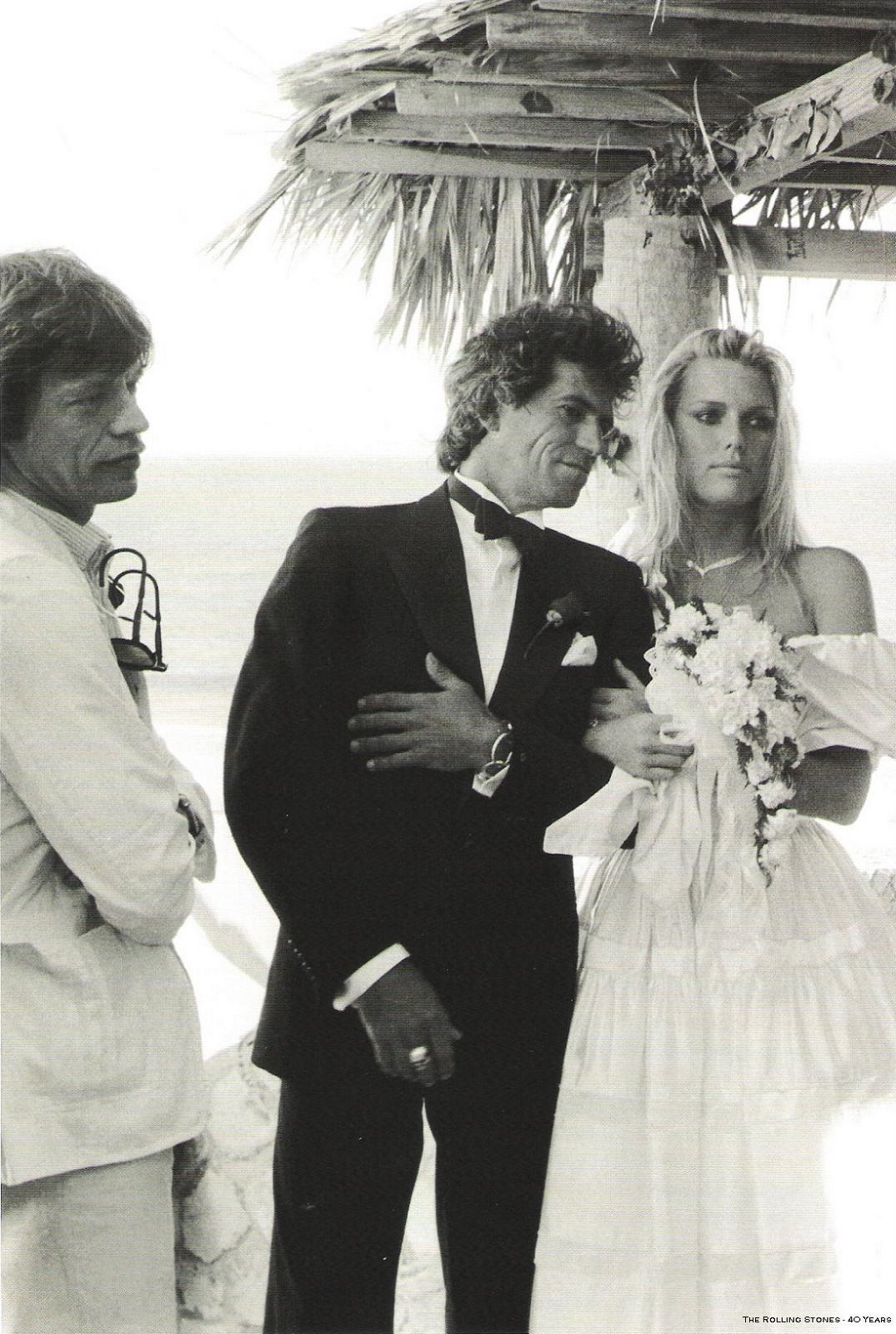 La boda de Keith Richards de The Rolling Stones