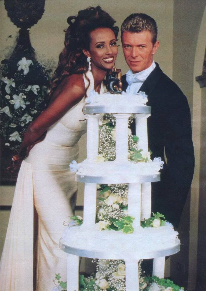 La modelo Iman le robó el corazón a David Bowie