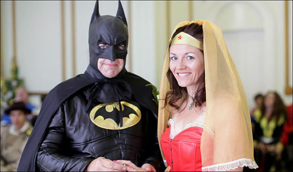 ¡Una boda de superheroes!