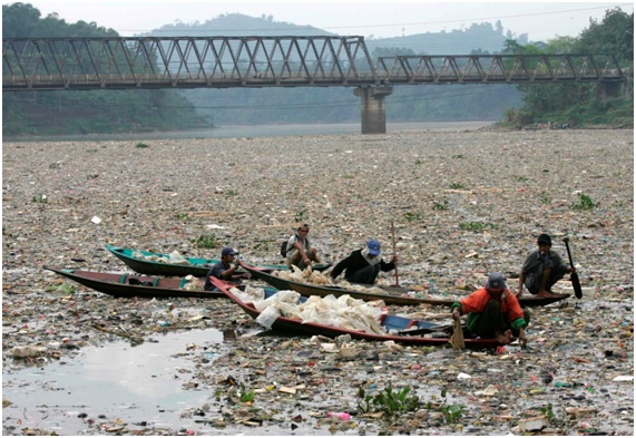 La mayoría de ríos del mundo están cubiertos de basura