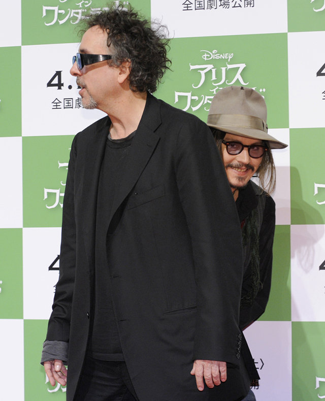 Johnny Depp y su amigo del alma, Tim Burton