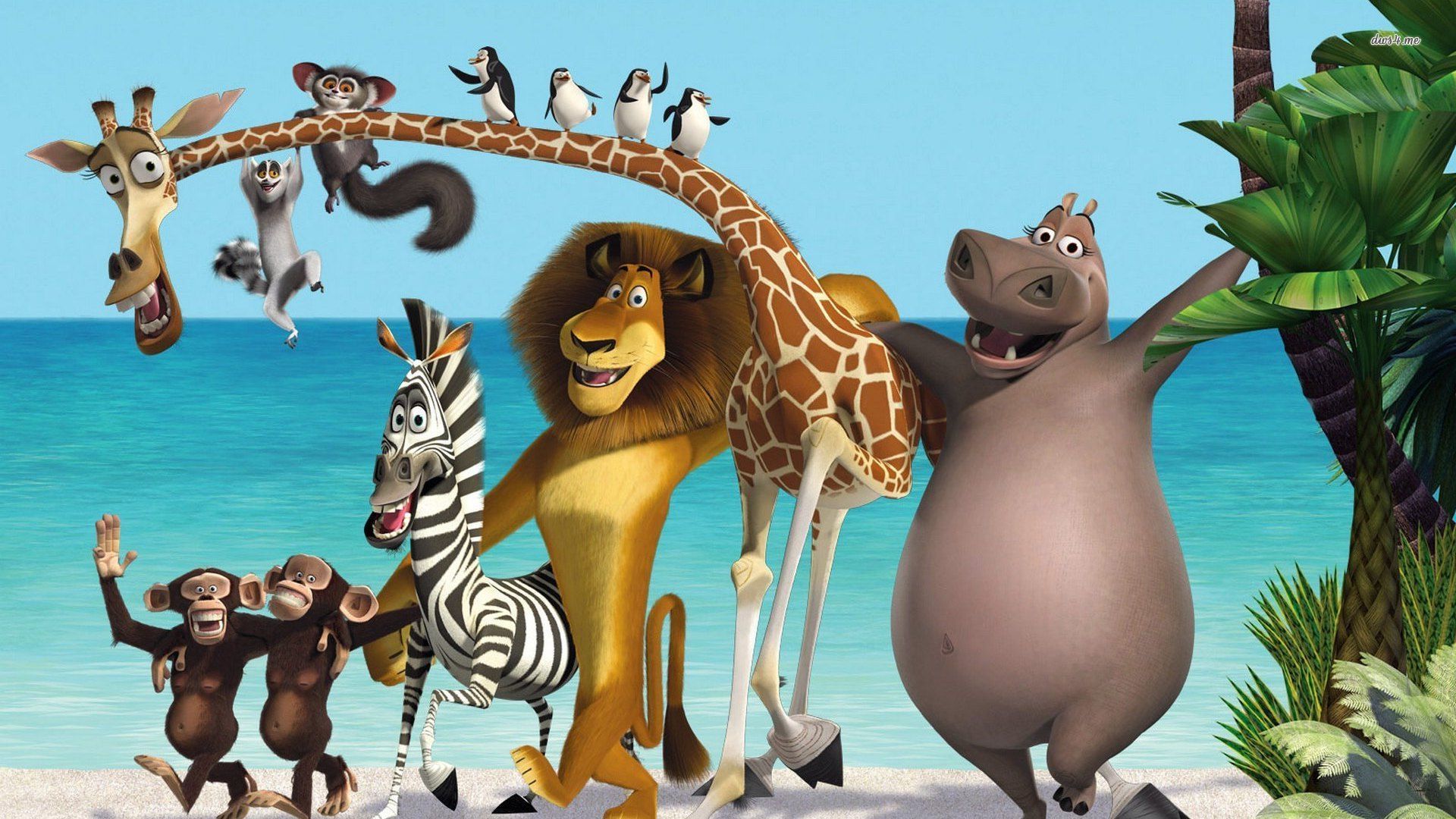 La película para niños Madagascar