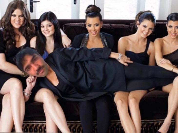 Con mis amigas las Kardashian