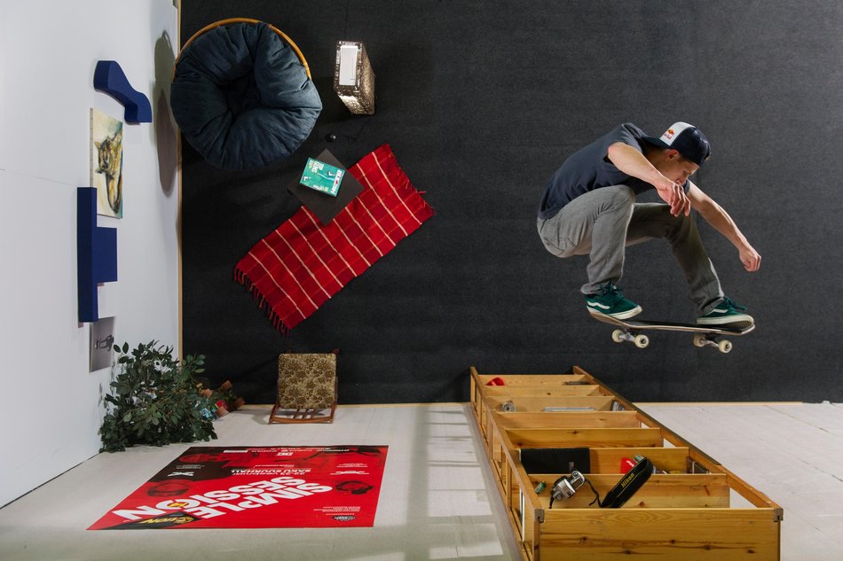 Trucos visuales del skater Simon Stricker