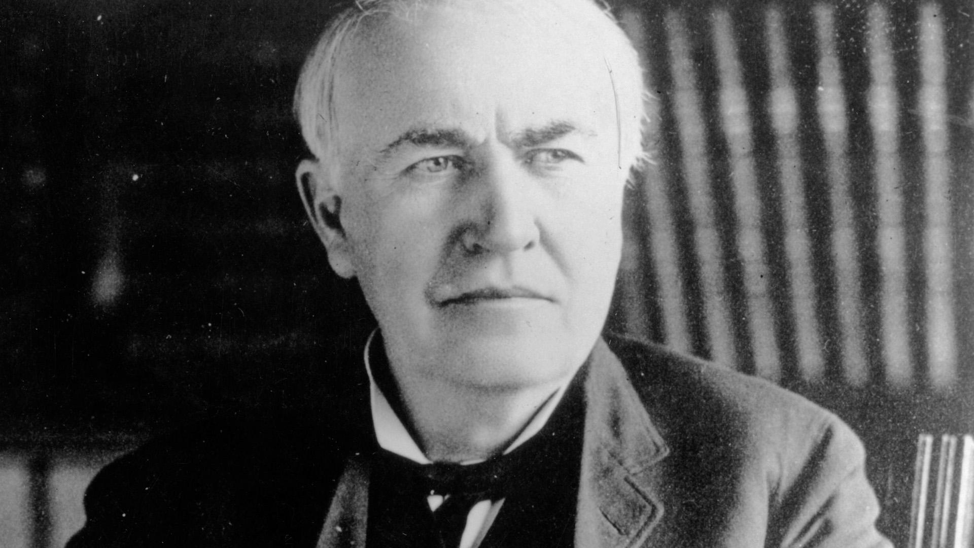 El último suspiro de Thomas Edison fué capturado en una botella