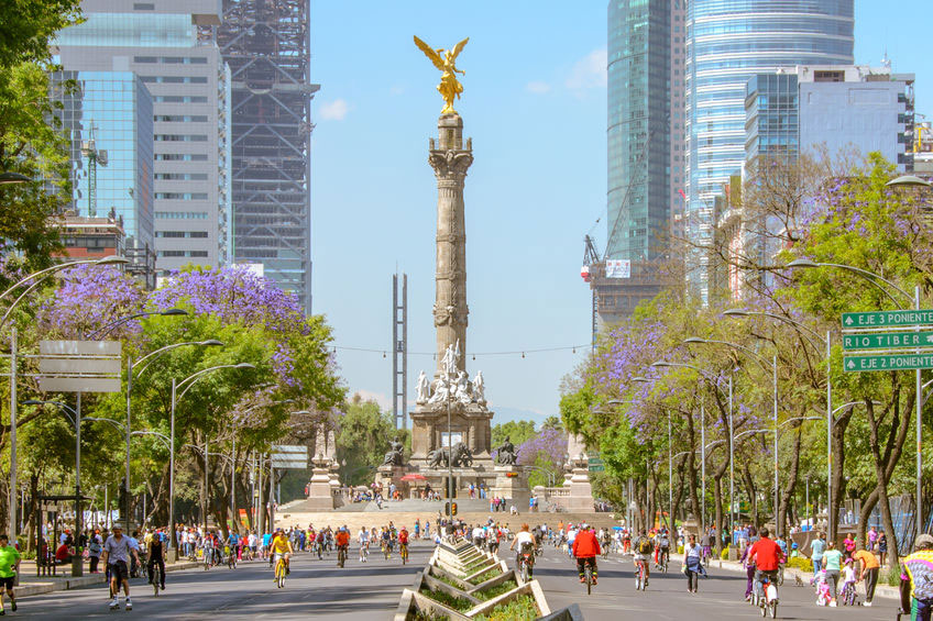 El Ángel de la Independencia en Reforma