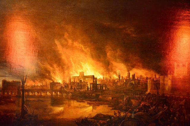 El gran incendio de Londres