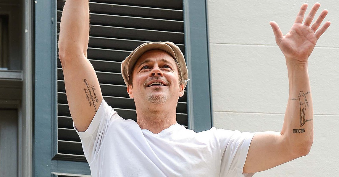 Nunca hemos entendido el tatuaje de Brad Pitt
