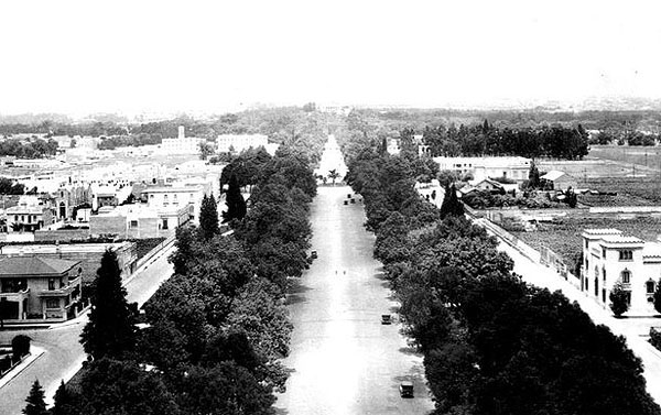 El Paseo de la Reforma hace ya varios años