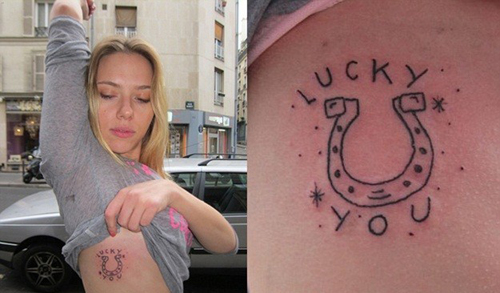 El extraño tatuaje de Scarlet Johansson