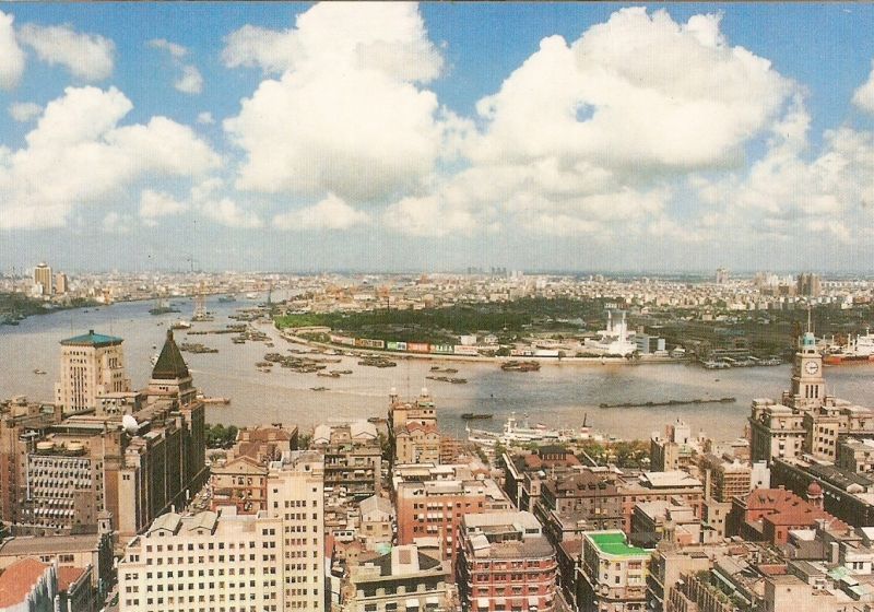 Shangai en 1990 sin modernización