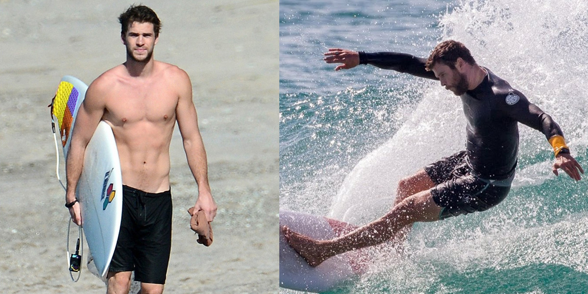 20 fotos de famosos que no sabías que aman hacer surf
