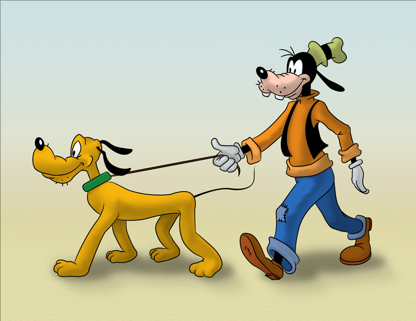 Goofy y Pluto eran perros, pero uno era mascota