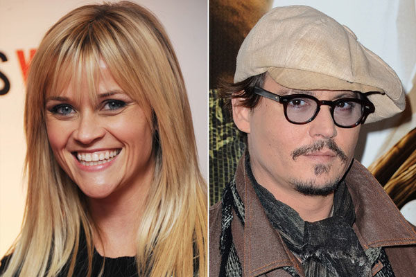 Reese Witherspoon con Johnny Depp