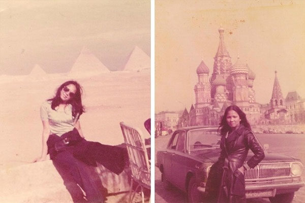 Ella también amaba viajar, 1975