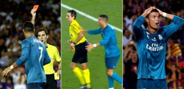 Cristiano empuja arbitro Copa de España