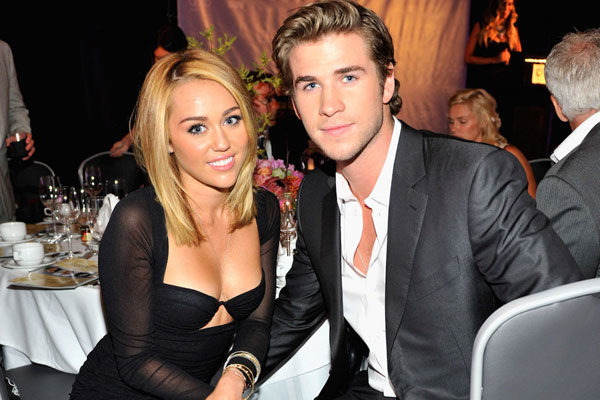 Liam Hemsworth y Miley Cyrus