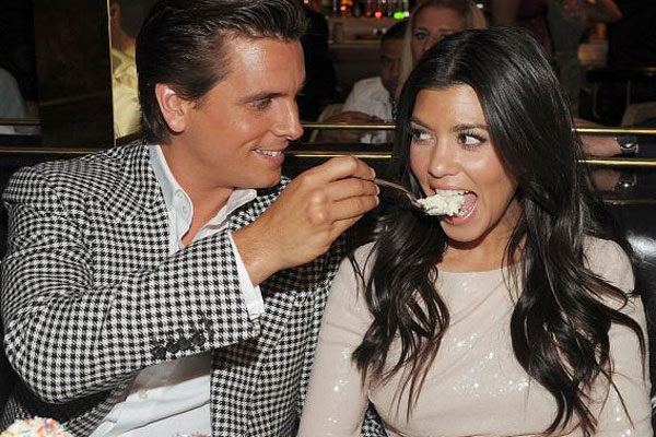 Kourtney Kardashian y Scott Disick