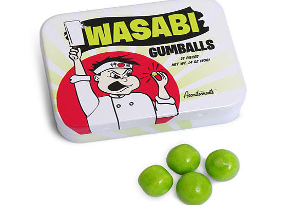 Dulces de wasabi
