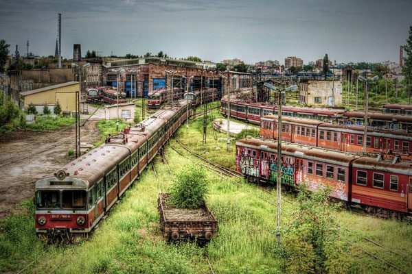 Estación de tren abandonado