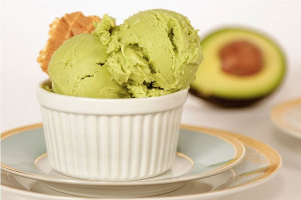 Helado de aguacate