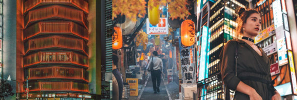 La vida nocturna en las calles de Tokio capturada en fotografías