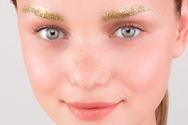 Glitter brows