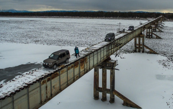 Puente Kuandinsky, Kuanda, Rusia