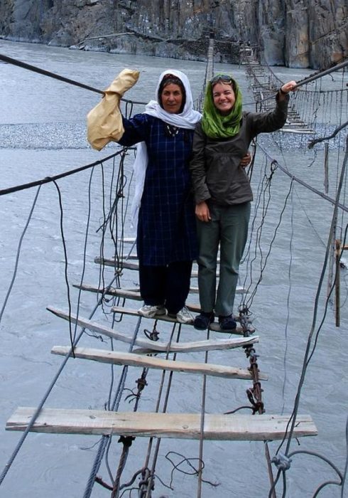 Puente colgante de Hussaini, Pakistán