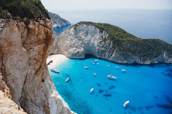 Navagio Beach, Zakynthos, Grecia