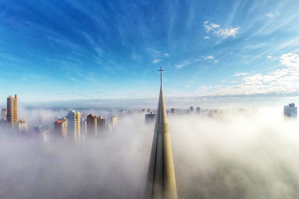 Above the mist
