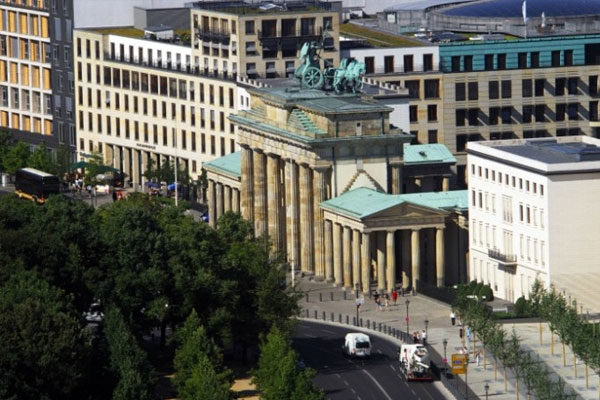 Alrededores de La Puerta de Brandenburgo