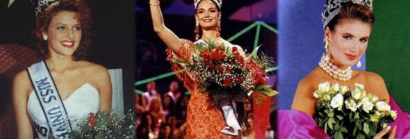 Ganadoras de Miss Universo en la década de los 90's