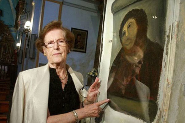 Restauración de Ecce Homo de Borja